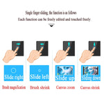VEIKK A50 Mesa Gráfica Eletrónica Inteligente de 10x6 polegadas 5080 LPI, com Interface Tipo-c, A50