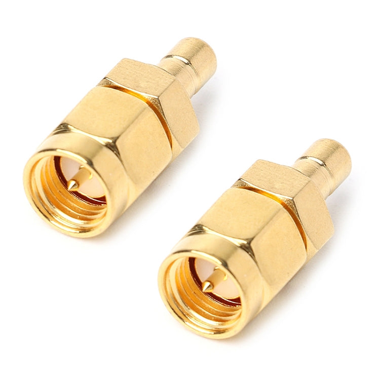 2 PCS Conector de Antena de Rádio Digital DAB SMA Macho para SMA Macho, SMA Macho para Macho