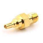 2 PCS Conector RF Coaxial SMA Fêmea para CRC9 Macho, SMA Fêmea para CRC9 Macho