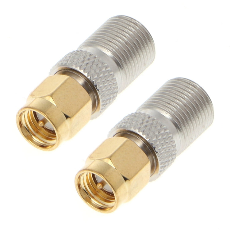 2 PCS Conector RF Coaxial SMA Macho para F Fêmea, SMA Macho para F Fêmea