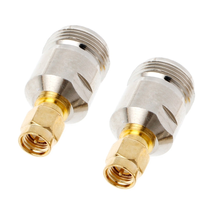 2 PCS Conector RF Coaxial SMA Macho para N Fêmea, SMA Macho para N Fêmea