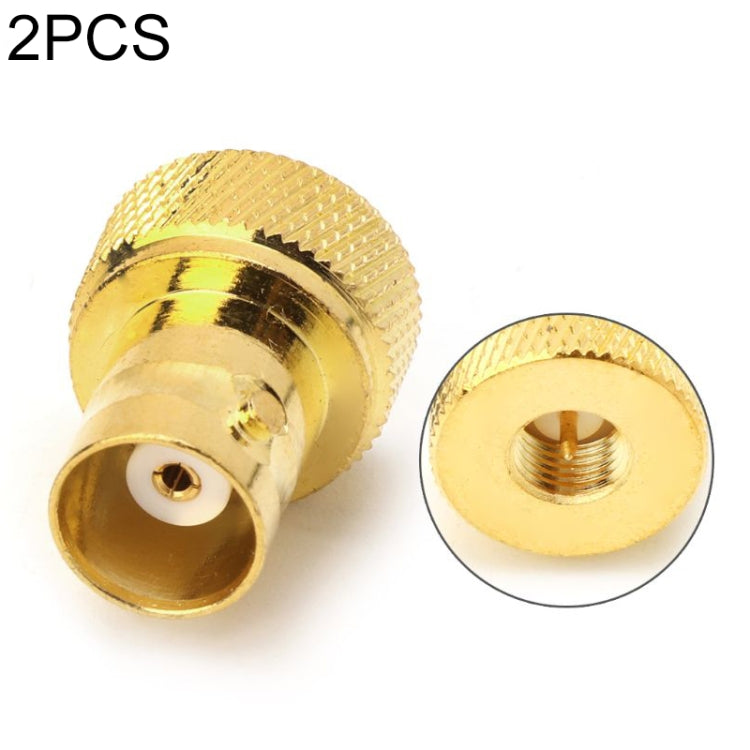 2 PCS Conector RF Coaxial BNC Fêmea para SMA Macho, BNC Fêmea para SMA Macho