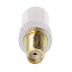 2 PCS Conector RF SMA Fêmea para TV IEC Macho, SMA Fêmea para IEC Macho