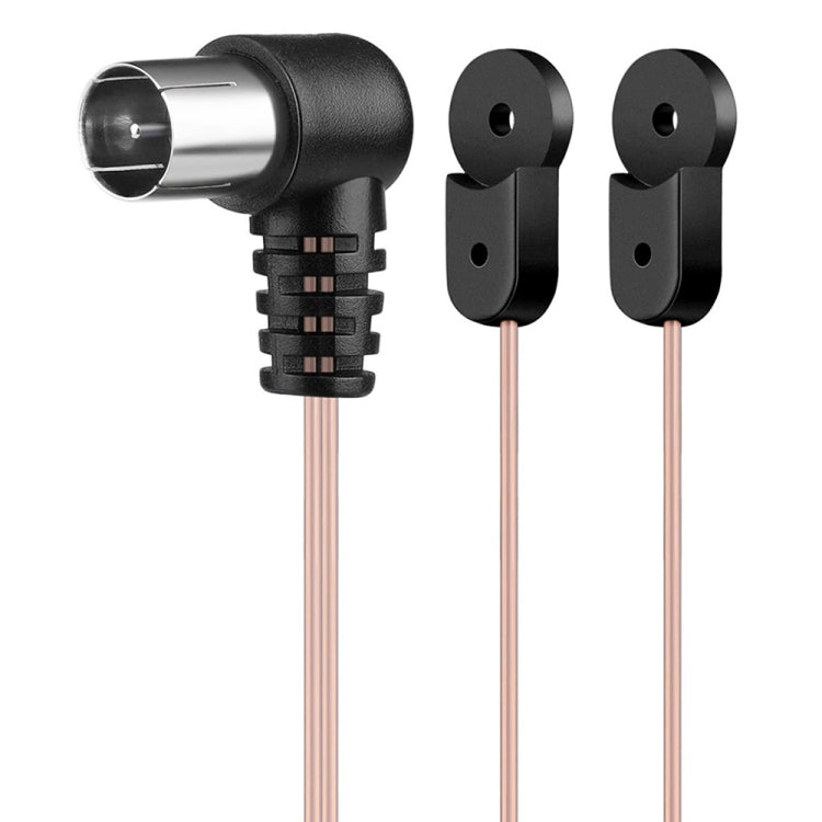 Antena Dipolo FM 2m Plugue Fêmea Conector Receptor de Rádio Estéreo Áudio, Antena Dipolo FM