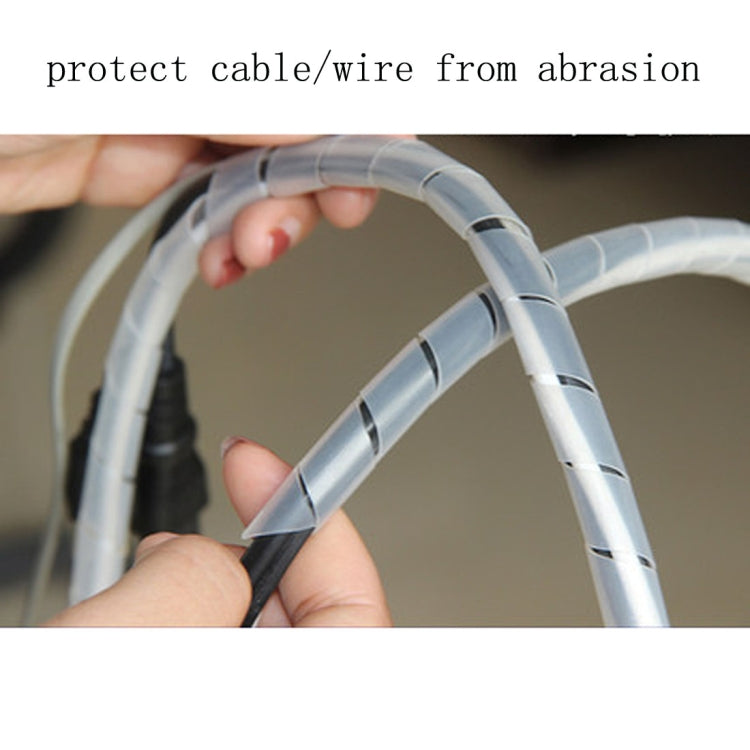 Organizador de enrolamento de fios para tubos espirais de PE de 9m, Diâmetro Nominal: 10mm, Comprimento 10mm / 9m, Comprimento 10mm / 9m