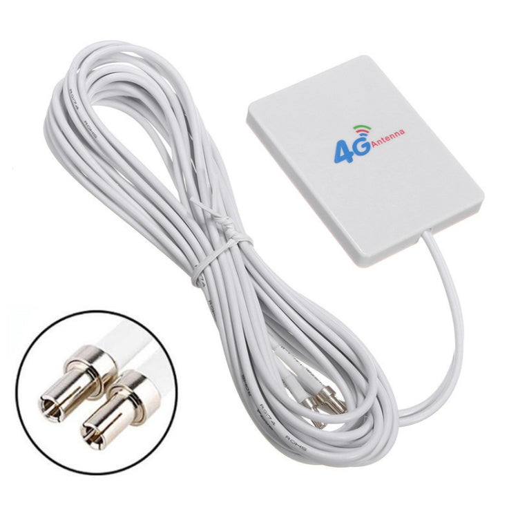 Antena 4G 28dBi com Conector TS9 Macho para Router 4G LTE FDD/TDD, TS9 Macho