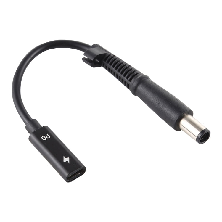 Cabo adaptador de carregador de energia DP USB-C / Type-C para 7.4 x 0.6mm para HP, 2.4 x 0.6mm
