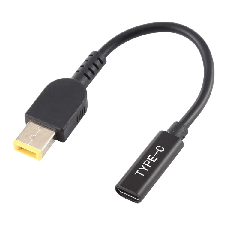Cabo adaptador de carregador de energia USB-C / Type-C para porta USB quadrada grande para Lenovo Thinkpad / ThinkBook / Xiaoxin, para Lenovo