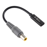 Cabo adaptador de carregador de energia USB-C / Type-C para 7.9 x 5.5mm, 7.9 x 5.5mm