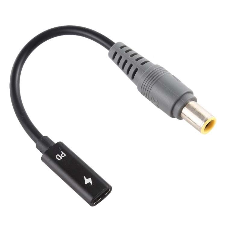 Cabo adaptador de carregador de energia USB-C / Type-C para 7.9 x 5.5mm, 7.9 x 5.5mm
