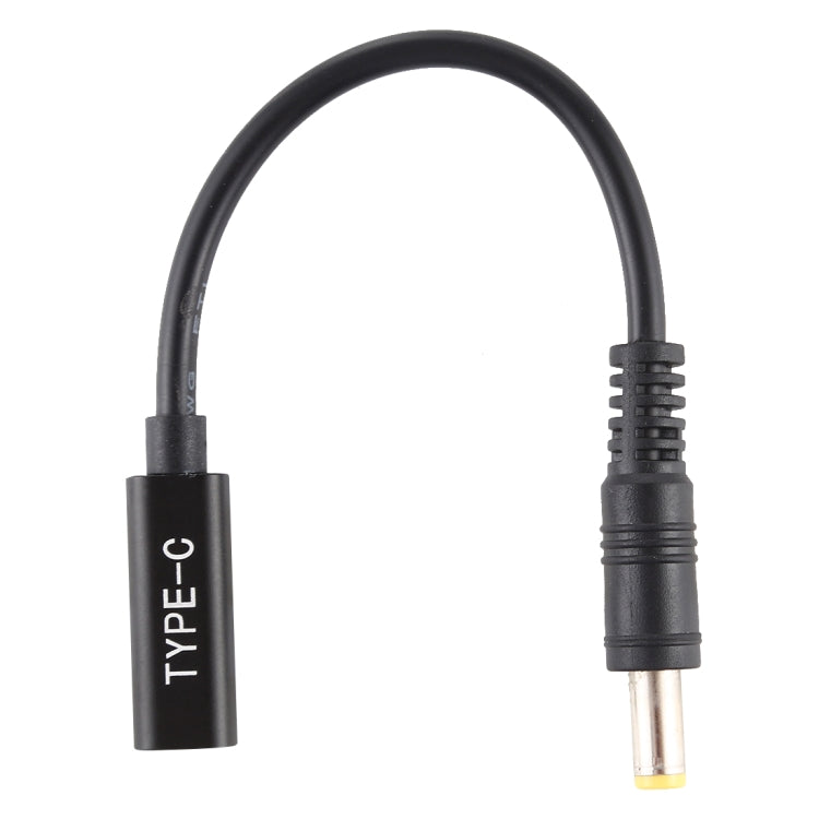 Cabo adaptador de carregador de energia DP USB-C / Type-C para 5.5 x 2.5mm, 5.5 x 2.5mm