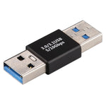 Extensor Conversor Acoplador USB 3.0 Macho para USB 3.0 Macho, Macho para Macho