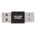 Extensor Conversor Acoplador USB 3.0 Macho para USB 3.0 Macho, Macho para Macho