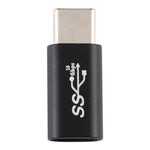 Adaptador Conversor USB-C / Type-C Fêmea para Macho, Fêmea para Macho