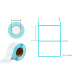 Papel Autocolante Térmico para Etiquetas de Código de Barras 80mm x 40mm 800 Folhas, 80mm x 40mm 800 Folhas