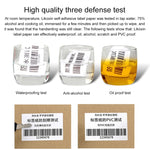 Papel Autocolante Térmico para Etiquetas de Código de Barras 80mm x 40mm 800 Folhas, 80mm x 40mm 800 Folhas