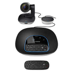 Logitech CC3500e Câmara de Teleconferência Empresarial para Aulas Online HD 1080P, Ficha UE