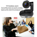 Logitech CC3500e Câmara de Teleconferência Empresarial para Aulas Online HD 1080P, Ficha UE