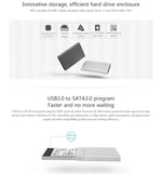 ORICO 2518S3 Caixa Externa para Disco Rígido USB3.0 para HDD / SSD SATA 2.5 polegadas de 7mm & 9.5mm