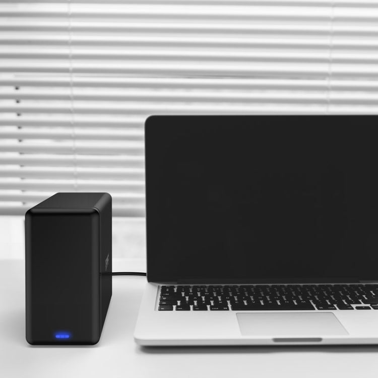 ORICO NS200-RU3 Caixa Externa para Disco Rígido USB 3.0 Tipo-B para SATA com 2 baias, Dock para Disco Rígido com Raid para HDD SATA 3.5 polegadas, Suporta Protocolo UASP, USB 3.0 Tipo-B para SATA com Raid
