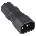 Adaptador Conversor de Ficha de Energia AC C13 para C15 com Ranhura, C13 para C15 com Ranhura
