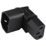 Adaptador Conversor de Ficha de Energia AC C13 para C14 Cotovelo (Para Cima), C13 para C14 Cotovelo Para Cima