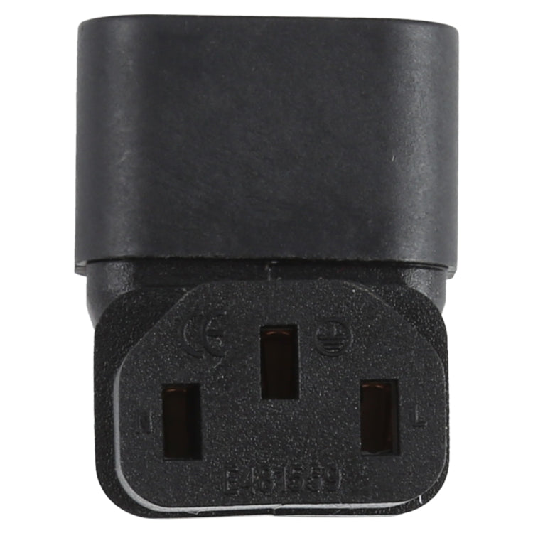 Adaptador Conversor de Ficha de Energia AC C13 para C14 Cotovelo (Para Cima), C13 para C14 Cotovelo Para Cima