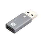Conversor USB-C / Tipo-C Fêmea para USB 3.0 Macho, Adaptador de Sincronização de Dados 10Gbps, Tipo-C Fêmea para USB 3.0