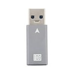 Conversor USB-C / Tipo-C Fêmea para USB 3.0 Macho, Adaptador de Sincronização de Dados 10Gbps, Tipo-C Fêmea para USB 3.0