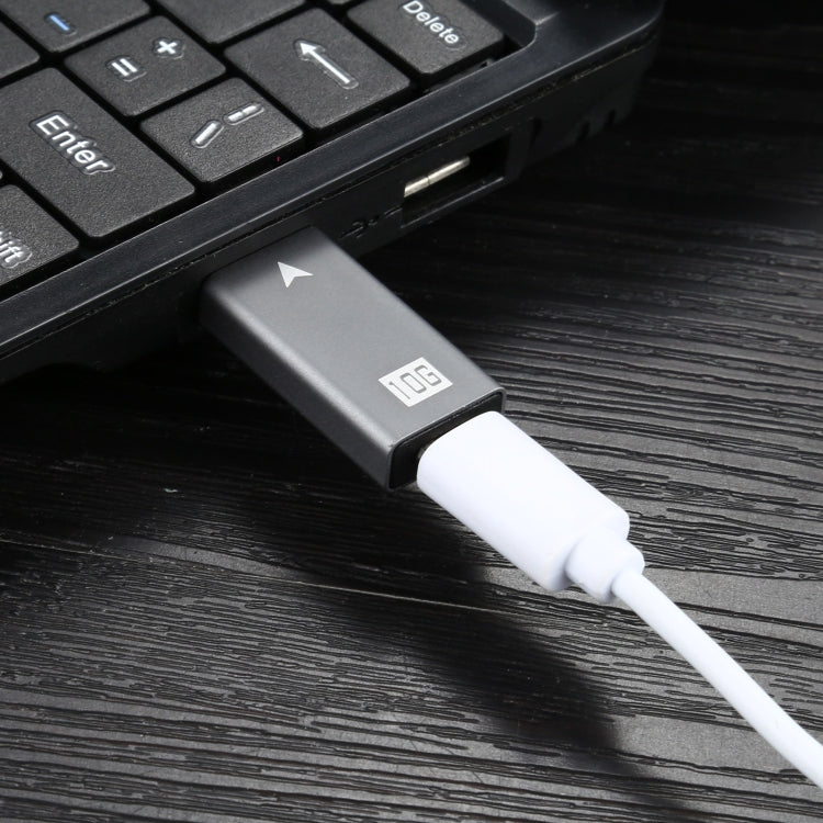 Conversor USB-C / Tipo-C Fêmea para USB 3.0 Macho, Adaptador de Sincronização de Dados 10Gbps, Tipo-C Fêmea para USB 3.0
