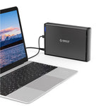 ORICO 7688C3 Caixa Externa para Disco Rígido Móvel USB-C / Tipo-C de 8TB e 3,5 polegadas com Base Destacável, Comprimento do Cabo: 1m