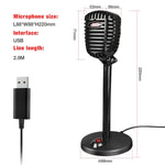 Dispositivo de Microfone USB para Chat de Voz e Videoconferência Rotativo 360 Graus sem Motor, Comprimento do Cabo: 2,2m