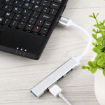 Adaptador HUB A-809 com 4 Portas USB 3.0 em Liga de Alumínio, A-809