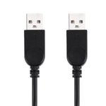 Cabo 2 em 1 USB 2.0 Macho para 2 USB Macho para Computador / Portátil, Comprimento: 50cm, USB 2.0 AM para 2 USB 2.0 AM