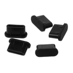 20 unidades de tampões de silicone anti-poeira para porta USB-C / Type-C