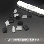 20 unidades de tampões de silicone anti-poeira para porta USB-C / Type-C