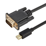 Cabo Conversor Mini DP para VGA, Comprimento do Cabo: 1.8m, Mini DP para VGA