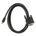 Cabo Conversor Mini DP para VGA, Comprimento do Cabo: 1.8m, Mini DP para VGA