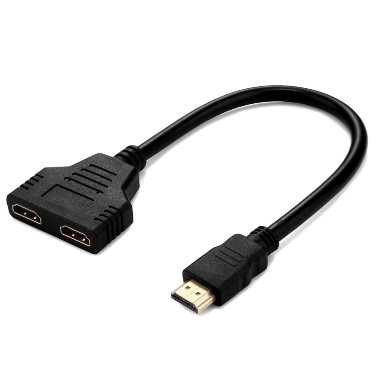 Cabo Adaptador HDMI Macho 30cm para Duplo HDMI Fêmea Versão 1.4
