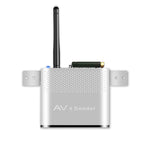 Measy AV240 2.4GHz Wireless Audio / Video Transmitter and Receiver with Infrared Return Function, Transmission Distance: 400m, AV240 Silver