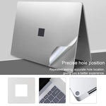 Conjunto de 4 em 1 de película protetora para capa de notebook para Microsoft Surface Laptop 3 de 13,5 polegadas, para Surface Laptop 3 13,5 polegadas