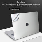 Conjunto de 4 em 1 de película protetora para capa de notebook para Microsoft Surface Laptop 3 de 13,5 polegadas, para Surface Laptop 3 13,5 polegadas