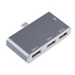 Adaptador HUB USB-C / Tipo-C para OTG com 4 Portas USB Tipo-C 3.0 e USB 2.0