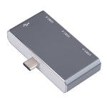 Adaptador HUB USB-C / Tipo-C para OTG com 4 Portas USB Tipo-C 3.0 e USB 2.0