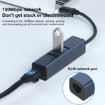 Adaptador HUB 4 em 1 USB-C / Tipo-C para USB3.0 + Triplo USB2.0 RDS 6307-4, 6307-4