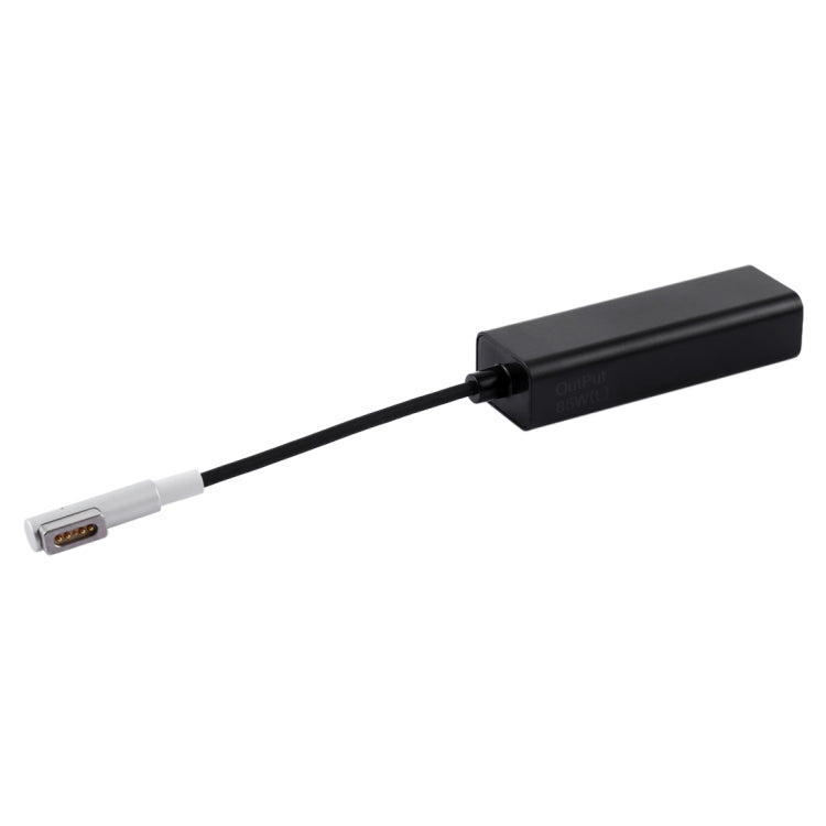 Adaptador Conversor de Carga Série L AnyWatt 85W USB-C / Type-C Fêmea para MagSafe 1 Macho de 5 Pinos para MacBook, 85W Preto, 85W Branco