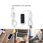Cabo de Transferência de Dados Directa de Alta Velocidade USB PC para PC para Partilha Online, Comprimento: 1,75m