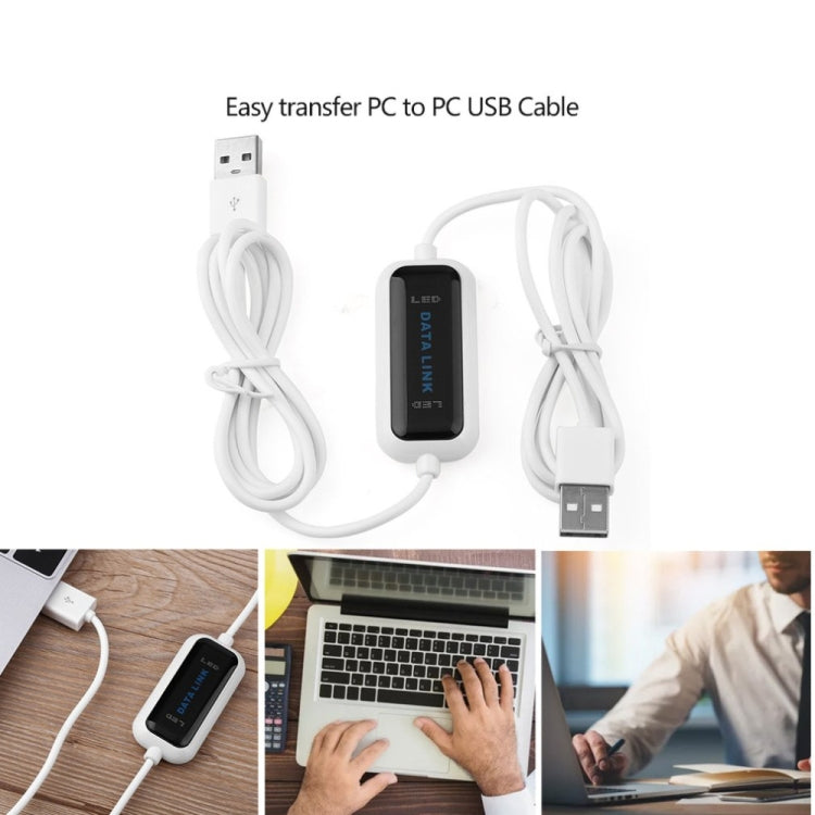 Cabo de Transferência de Dados Directa de Alta Velocidade USB PC para PC para Partilha Online, Comprimento: 1,75m