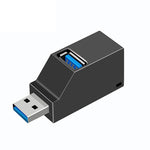 HUB Portátil Mini com 2 x USB 2.0 + 1 x USB 3.0 com Cordão, USB 3.0