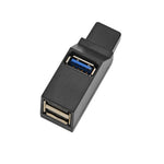 HUB Portátil Mini com 2 x USB 2.0 + 1 x USB 3.0 com Cordão, USB 3.0